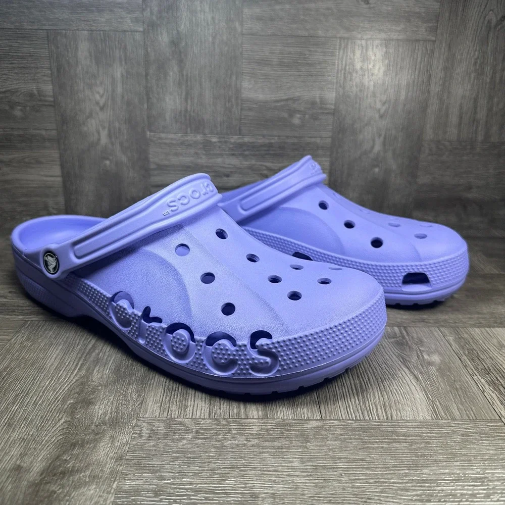 Crocs Baya Clog Mens 11 Purple Moon Jelly Slip On Comfort NEW